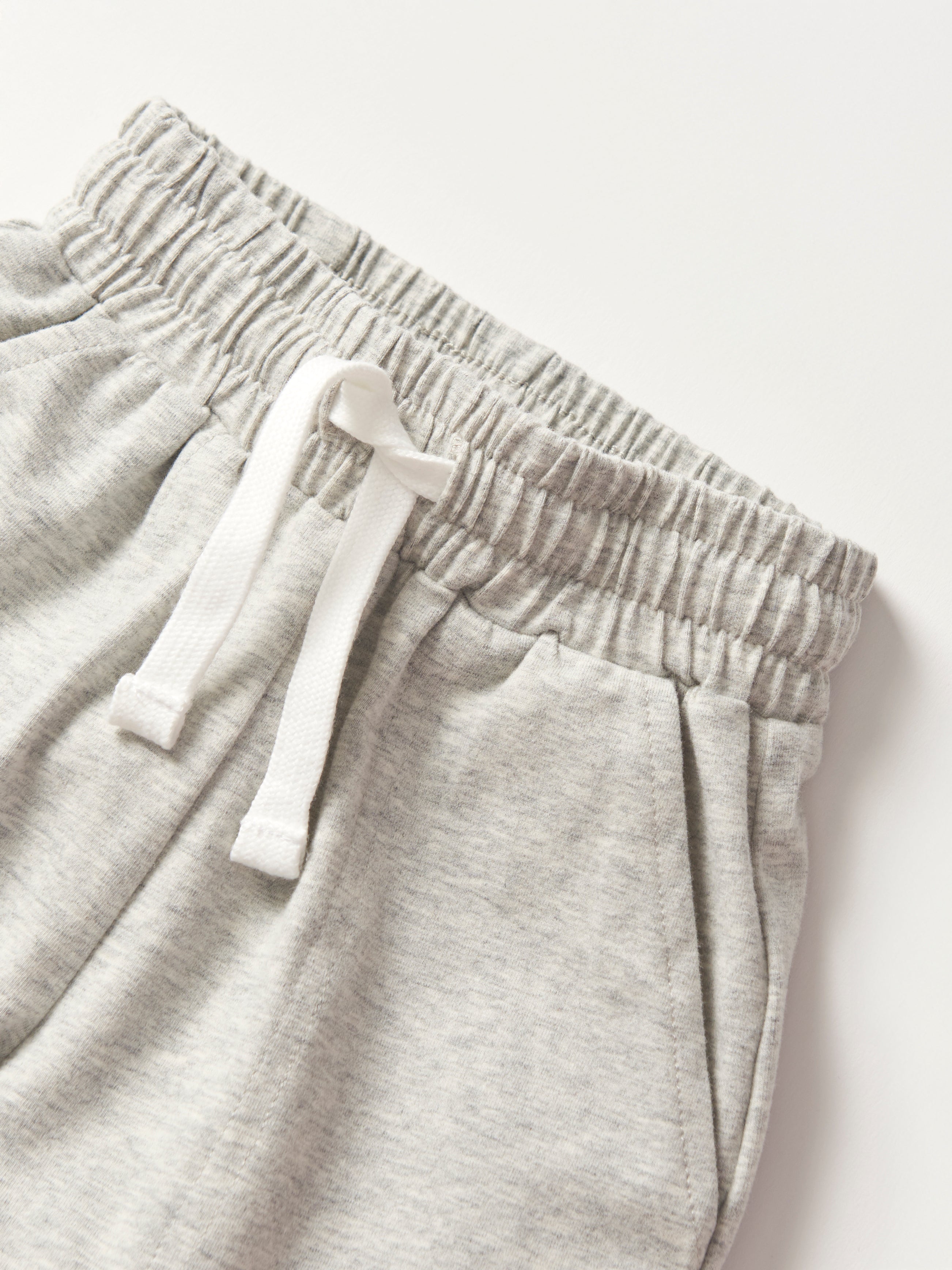 Stitch Pocket Jersey Shorts - Light Heather Grey | Comfortable Casual Wear for Men & Women | Perfect for Summer, Gym, Lounge & Everyday Outfits