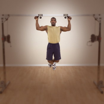 GCA2 Pull Up Bar Attachment for Doorway - Heavy Duty Home Gym Equipment for Strength Training & Fitness Workouts - Perfect for Home, Garage, or Office Use