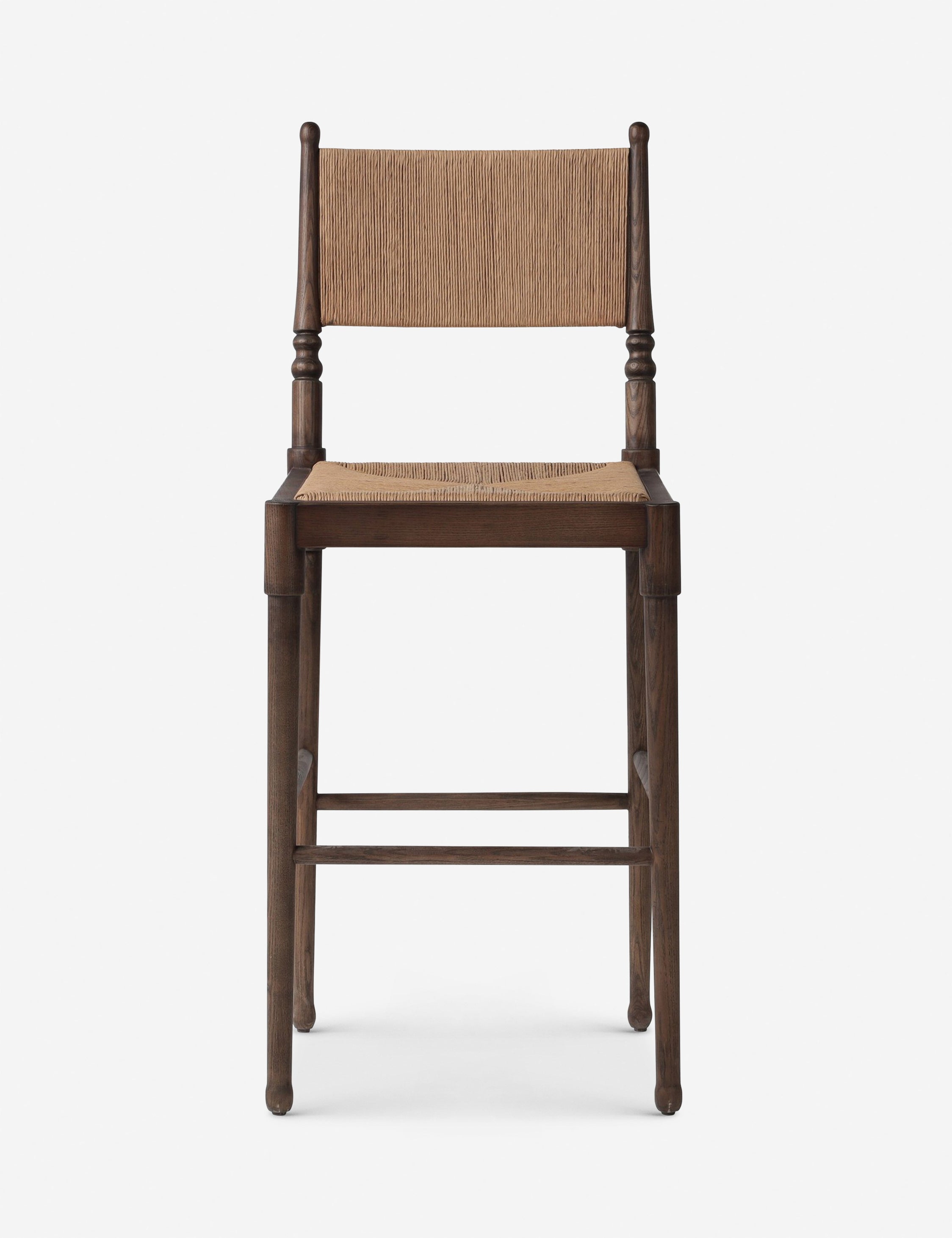 Fayth Bar and Counter Stool by Amber Lewis x Four Hands - Modern Kitchen Island & Breakfast Bar Stools for Home Decor