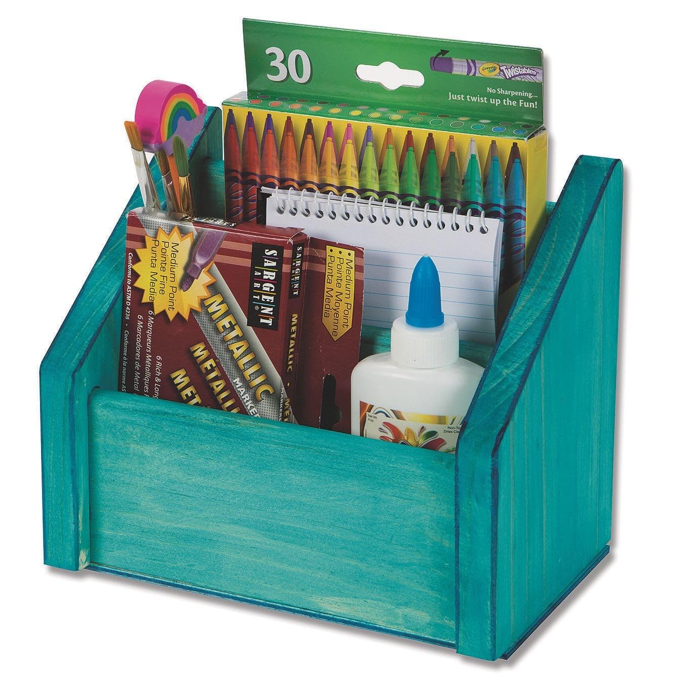 Unfinished Wooden Storage Caddy - DIY Unassembled Organizer for Bathroom, Kitchen & Office Supplies - Perfect for Home Organization Projects
