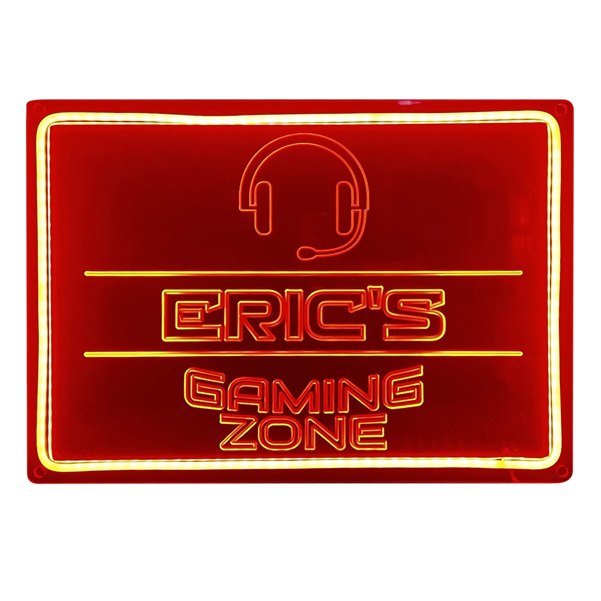 Custom LED Neon Gaming Sign - Personalized 16