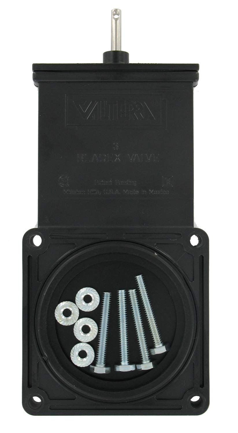 Valterra T1003DSPB RV Waste Valve Body - Heavy Duty ABS Plastic for RV & Camper Black Water Tanks - Perfect for RV Toilet Systems & Sewage Maintenance