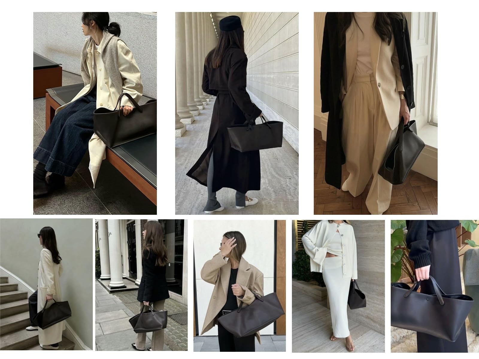 Premium Genuine Leather Top Handle Tote Bag for Women - Waterproof Shoulder Satchel & Commuter Hobo Bag - Perfect for Work, Travel & Everyday Use