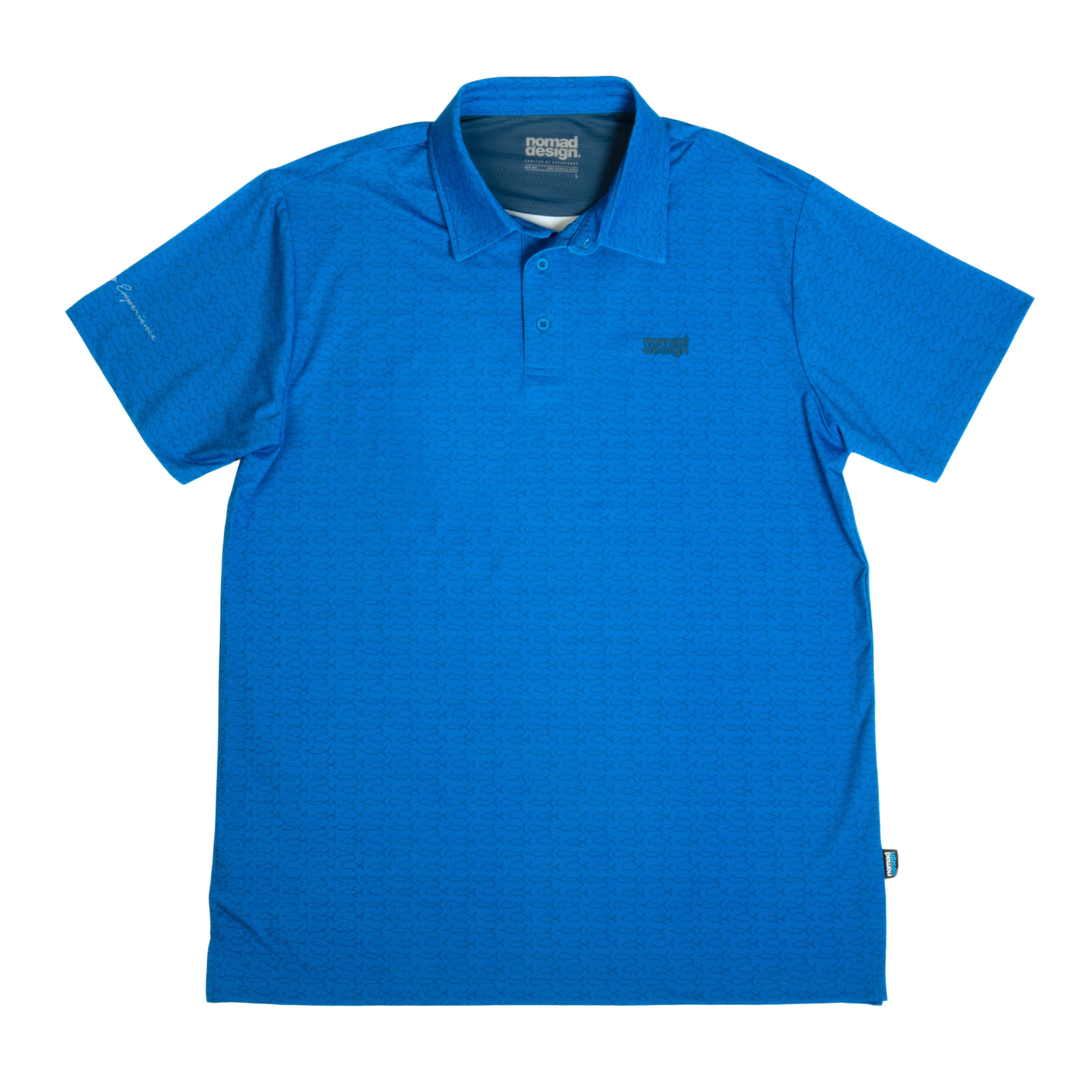 Men's Classic Polo Shirt - Breathable Cotton Short Sleeve Casual Shirt for Golf, Work & Everyday Wear | Stacked Logo Design | Machine Washable