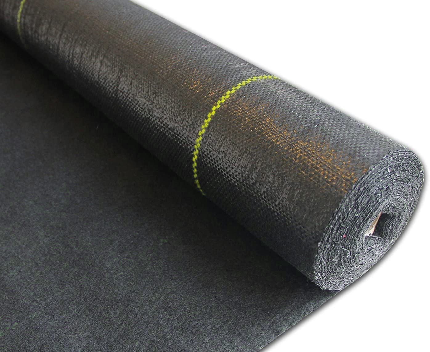 5oz Heavy Duty Woven Landscape Fabric - 6' x 250' Commercial Grade UV Resistant Ground Cover | Durable Weed Barrier for Gardening, Farming, Agriculture | Perfect for Vegetable Beds, Flower Gardens & Landscaping Projects