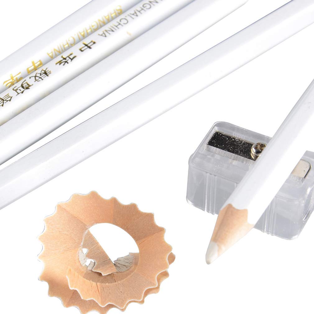 Premium White HB Pencils with Thick Lead - Pack of 50 - Ideal for School, Office & Art Projects - Smooth Writing & Drawing Experience