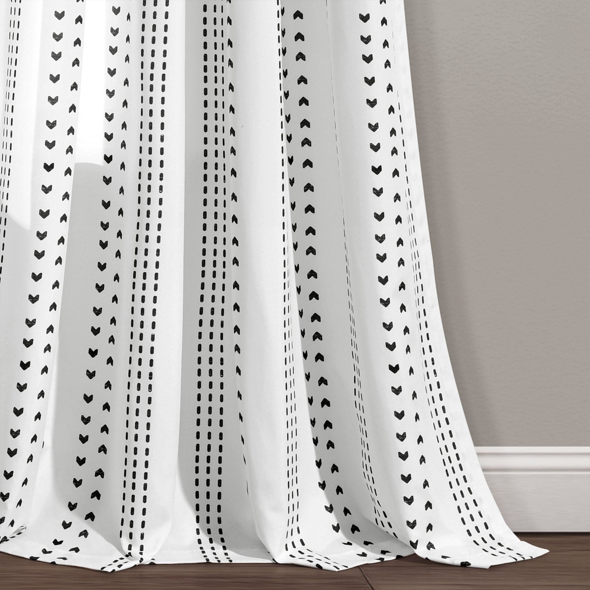 Stylish Hygge Stripe Window Curtain Panel Set - Blackout Thermal Insulated Drapes for Living Room & Bedroom - Perfect for Cozy Home Decor & Light Control