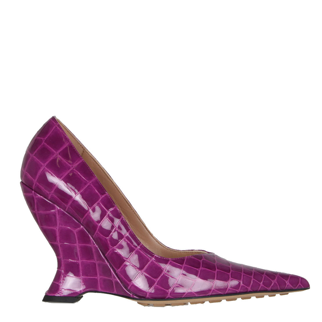 Venom Punta Croc Wedge Pump - Comfortable & Stylish Women's Shoes for Casual Wear, Office & Outdoor Activities
