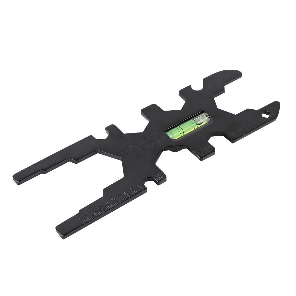 Cyrank Multi-Function Pipe Wrench Set - Professional Plumber's Wrench, Sink Wrench, Basin Wrench & Faucet Tool for Bathroom & Kitchen Plumbing Repairs - Durable Black Household Plumbing Tools for DIY & Professional Use