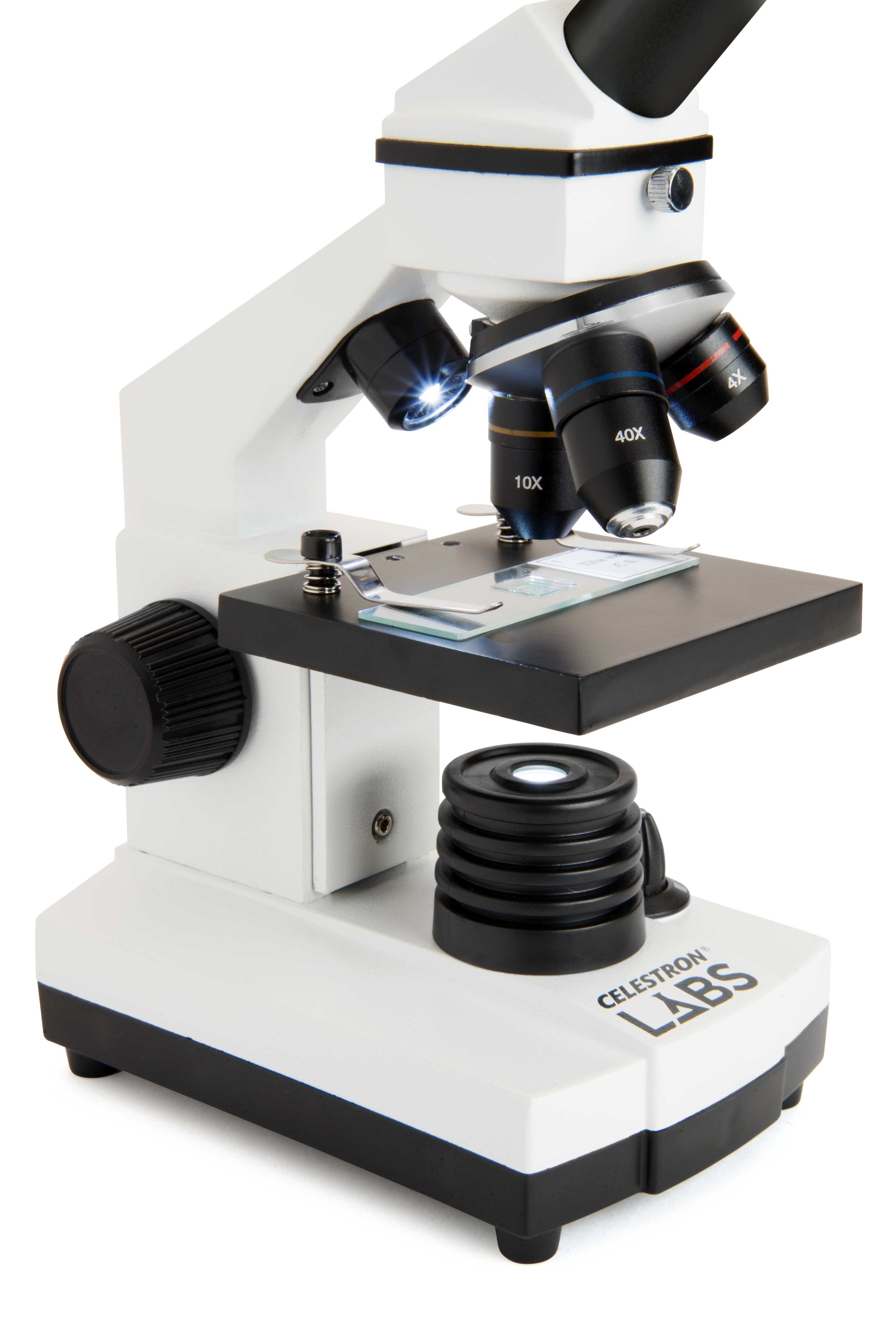 Refurbished Celestron Labs CM800 Compound Microscope 40X-2000X Magnification with LED Illumination | Ideal for Students, Hobbyists & Home Science Labs