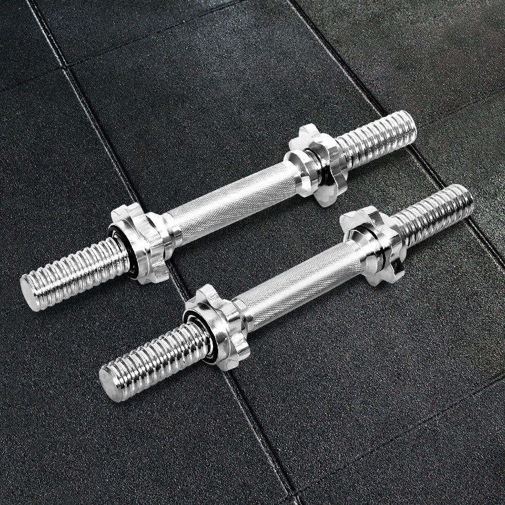 45cm Solid Steel Dumbbell Bar Pair - 150KG Weight Capacity for Home Gym & Fitness Training | Perfect for Strength Training, CrossFit, and Workouts