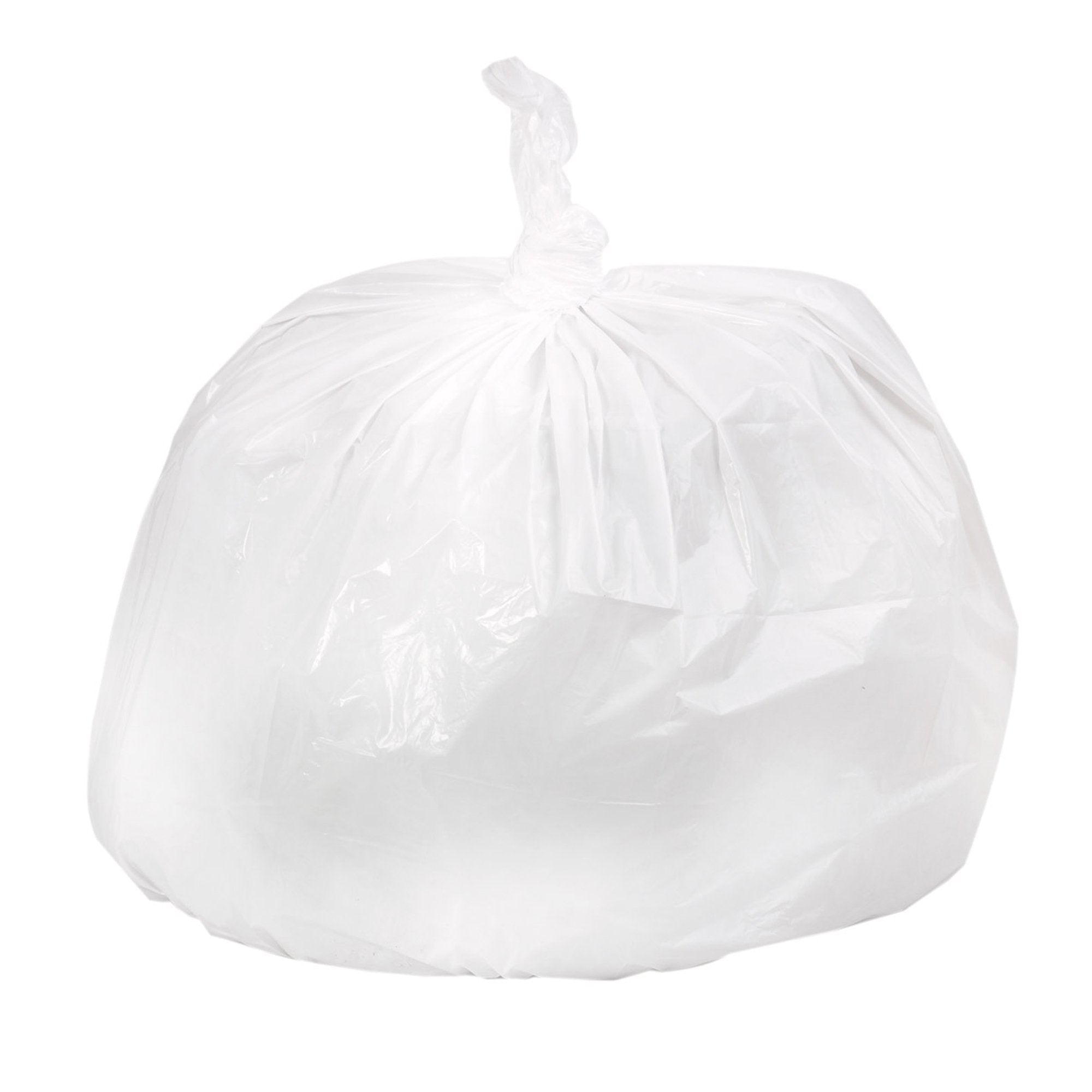 Extra Heavy Duty Colonial Tuff Trash Bags - 33 Gallon White Garbage Bags for Kitchen, Yard Waste & Commercial Use | Durable Leak-Proof Construction