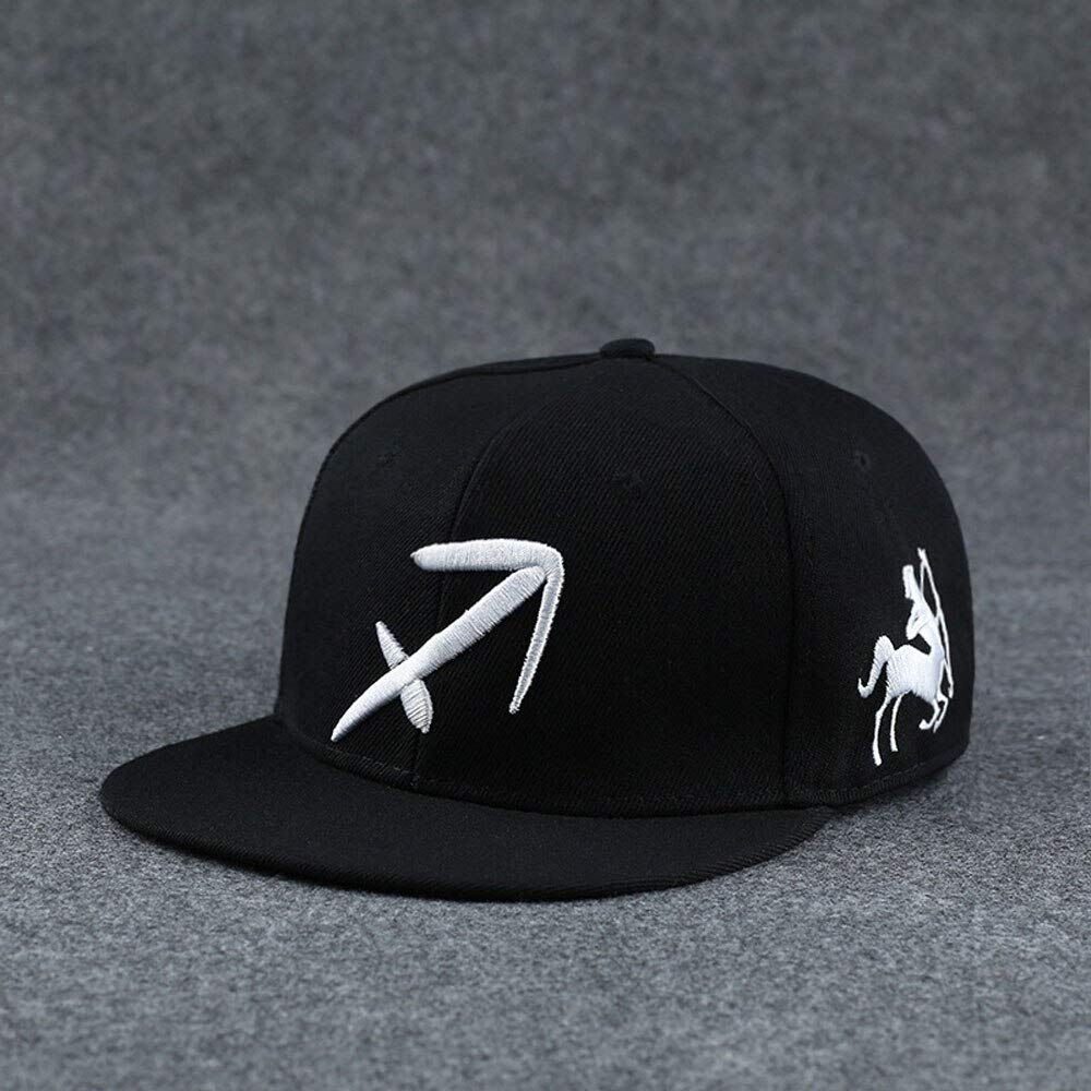 Men's & Women's Baseball Caps - 12 Zodiac Constellation Snapback Hats for Fashion & Outdoor Activities