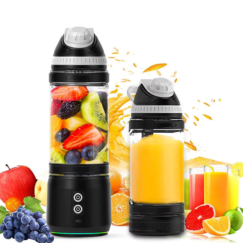 Milex On the Go Blender Pro - Portable Personal Smoothie Maker for Fruits, Vegetables & Protein Shakes - Perfect for Gym, Office & Travel - USB Rechargeable & BPA Free