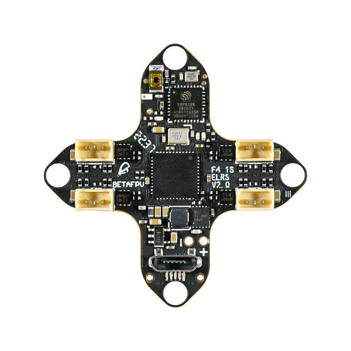 BETAFPV Whoop/Toothpick F4 1S 5A AIO Brushless Flight Controller with Serial ELRS 2.4GHz - Lightweight FPV Drone FC for Tiny Whoop and Micro Quadcopters - Perfect for Indoor Racing and Freestyle Flying