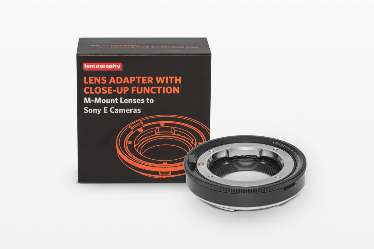 Lomography LM to NEX Adapter with Close-up Function - Convert Leica M Lens to Sony Alpha E Mount Camera | Perfect for Macro Photography & Vintage Lens Adaptation