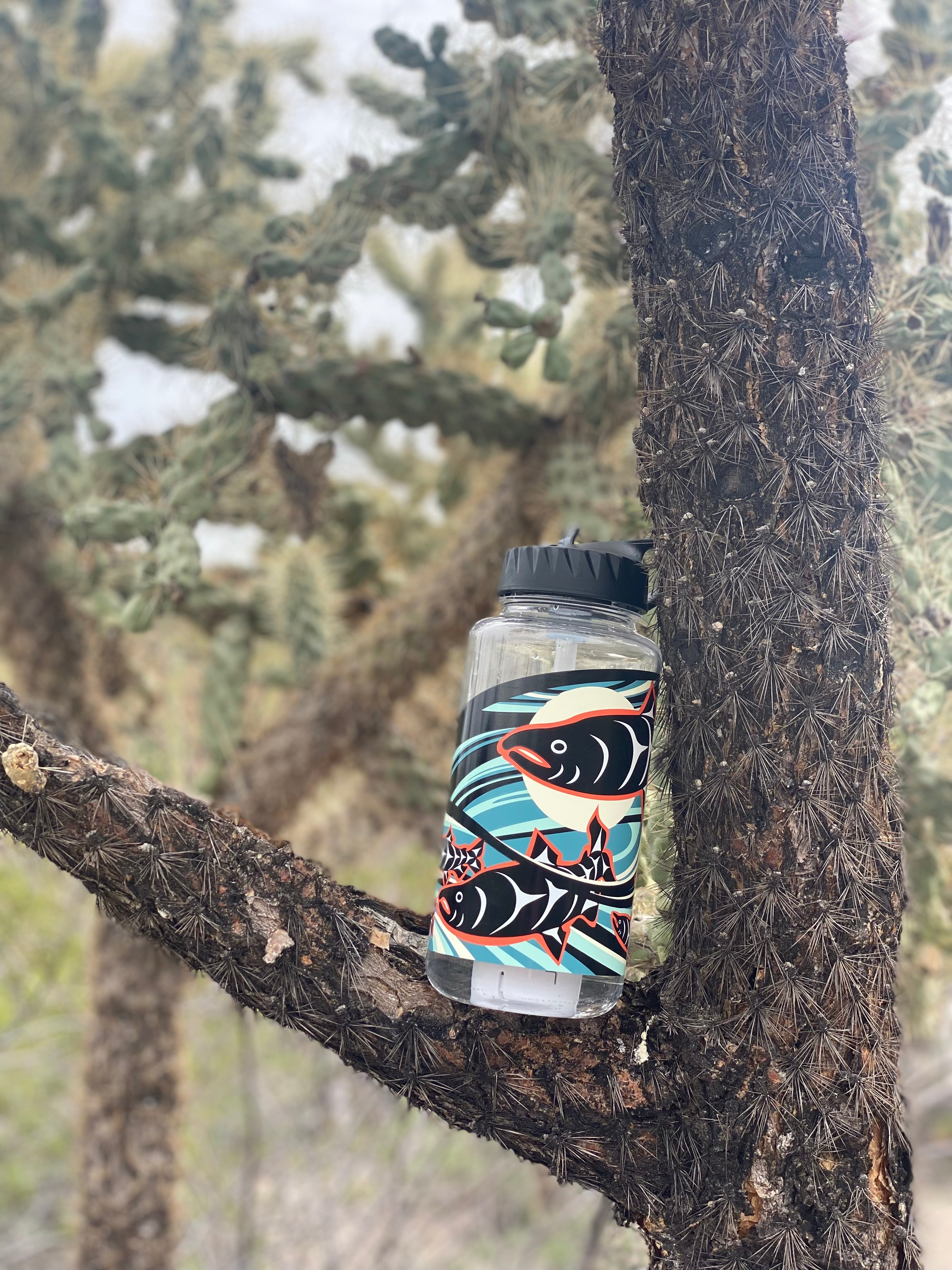 Nalgene OG Leggitt & LaClair Art Water Bottle - 32oz & 48oz BPA-Free Reusable Bottle for Hiking, Gym & Outdoor Adventures