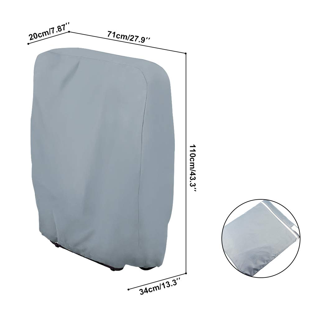 Zero Gravity Folding Chair Cover - Waterproof & Dustproof Outdoor Furniture Protector - All Weather Resistant 28