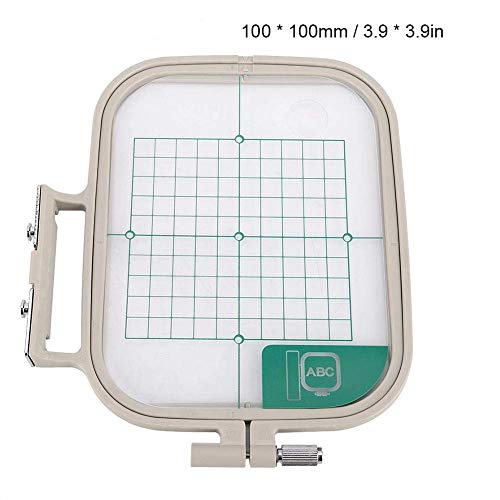 Professional Embroidery Hoop Frame for Sewing Machines - 100x100mm (3.9x3.9inch) Stretch Frame - Multi-Functional Crafting Tool for Quilting, Embroidery & DIY Projects - Perfect for Home Sewing & Professional Use