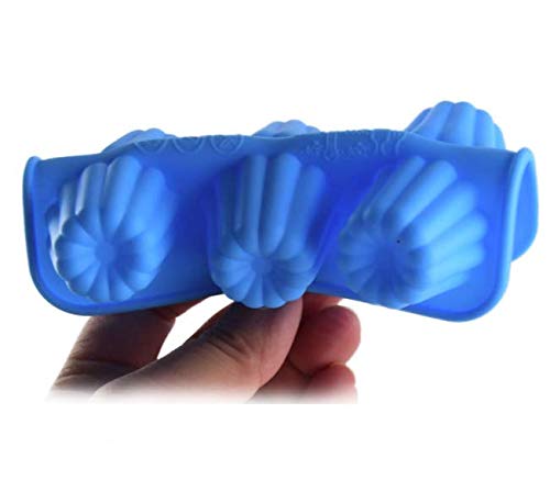 2-Pack Food Grade Silicone Cake Molds - 6 Cavity Baking Molds for Cakes, Chocolate, Jelly & Pudding | Reusable, Non-Stick Dessert Molds for Home Baking & Party Treats