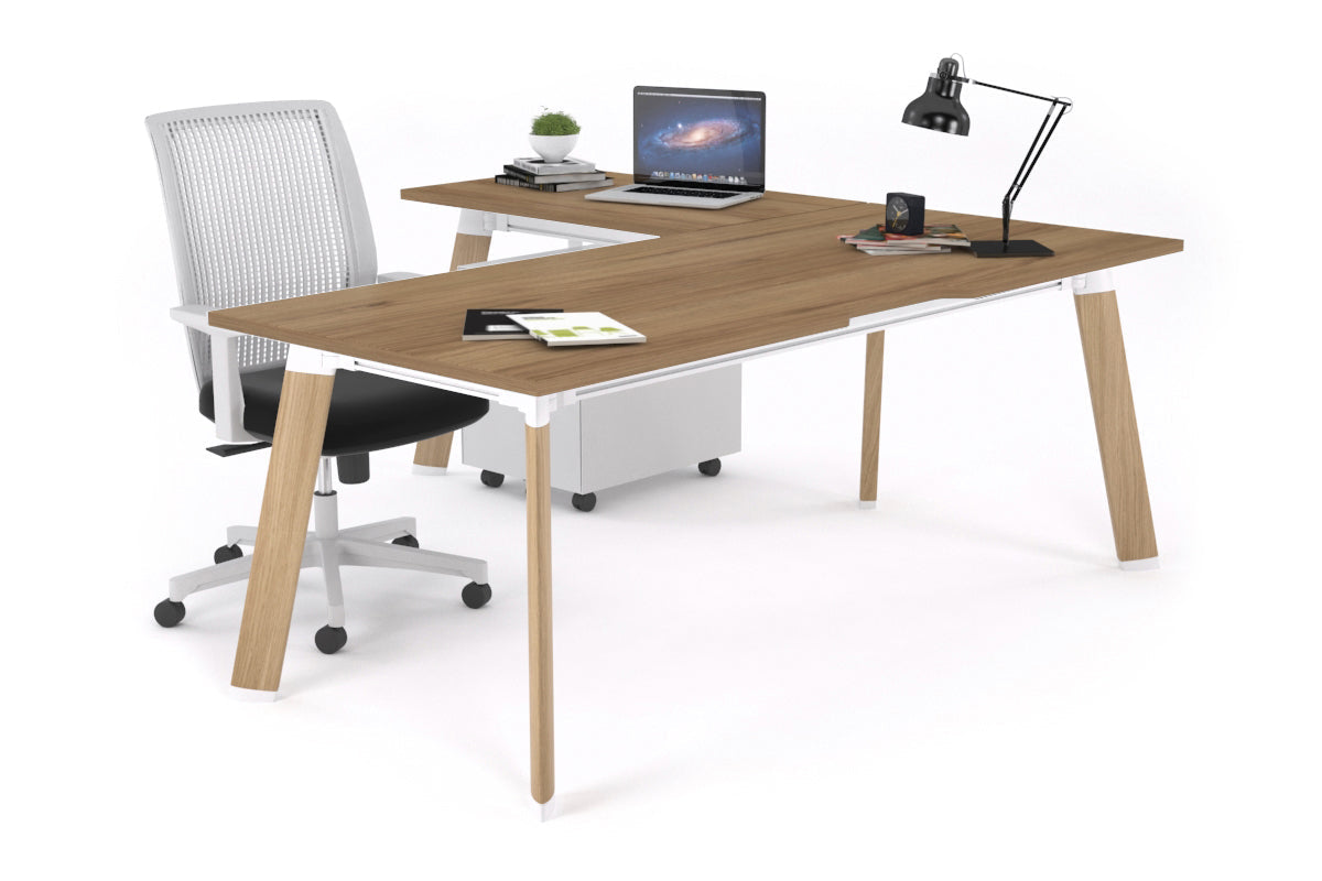 Switch Executive Corner Office Desk - 1800L x 1550W with Cable Management | Modern L-Shaped Workstation for Home & Business Offices | Perfect for Conference Rooms, Executive Suites & Professional Workspaces
