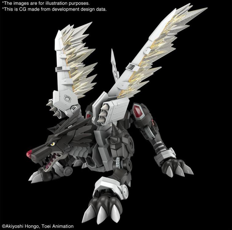 Figure Rise Standard Digimon Adventure MetalGarurumon (Black Version) Model Kit - Build & Display Your Favorite Digimon Character for Collectors & Anime Fans