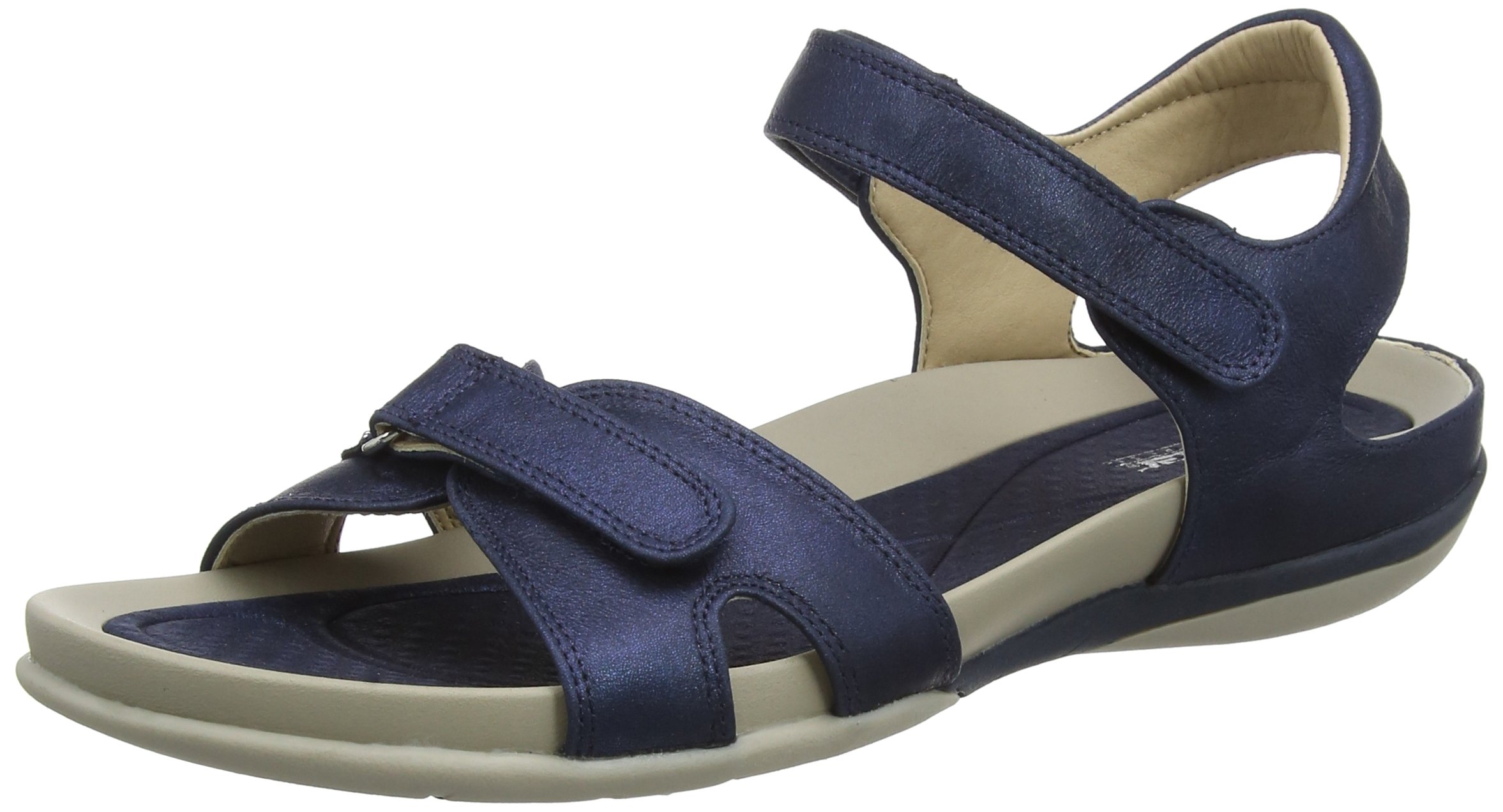 Rieker Women's Navy Blue Sandals V9462-14 - Comfortable Summer Casual Shoes for Beach, Vacation & Everyday Wear