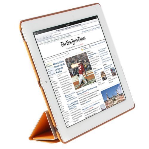 Hornettek Flipit Smart iPad Case - Protective Cover with Auto Sleep/Wake (BAD3-001-OR) for iPad Pro/Air - Perfect for Work, Travel & Home Use