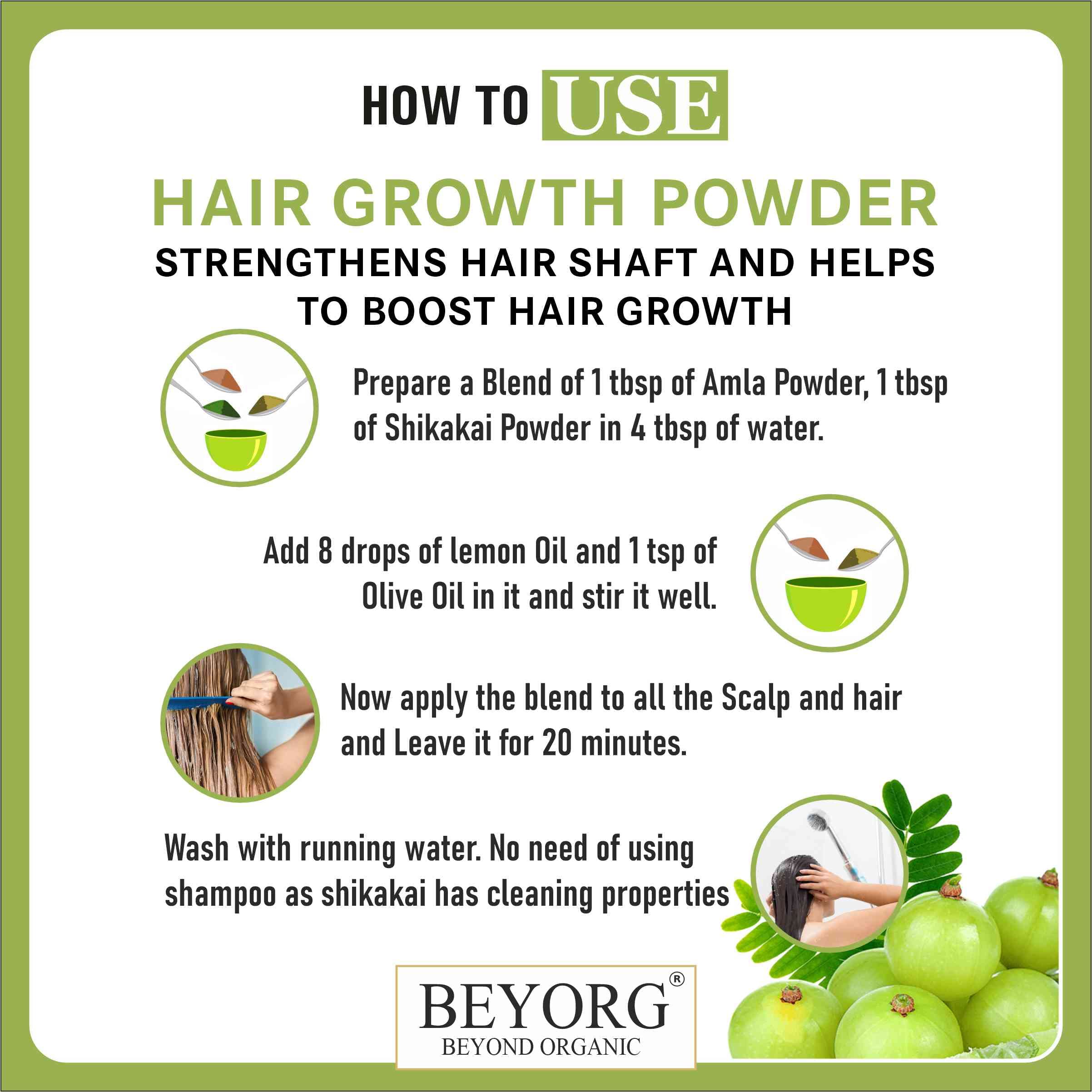 **Organic Amla Powder for Hair Growth - Ayurvedic Hair Mask to Strengthen Roots & Thicken Hair, 200g - Perfect for DIY Hair Treatments & Scalp Care**