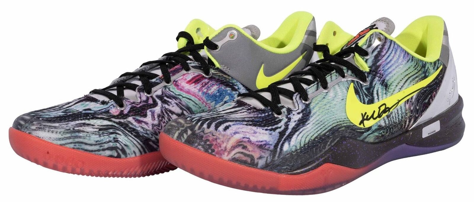 Authentic Kobe Bryant Lakers Signed Nike Zoom Kobe 8 System Prelude Shoes - Panini Certified Collectible for Basketball Fans & Sneakerheads - Perfect for Display, Investment & Memorabilia Collections