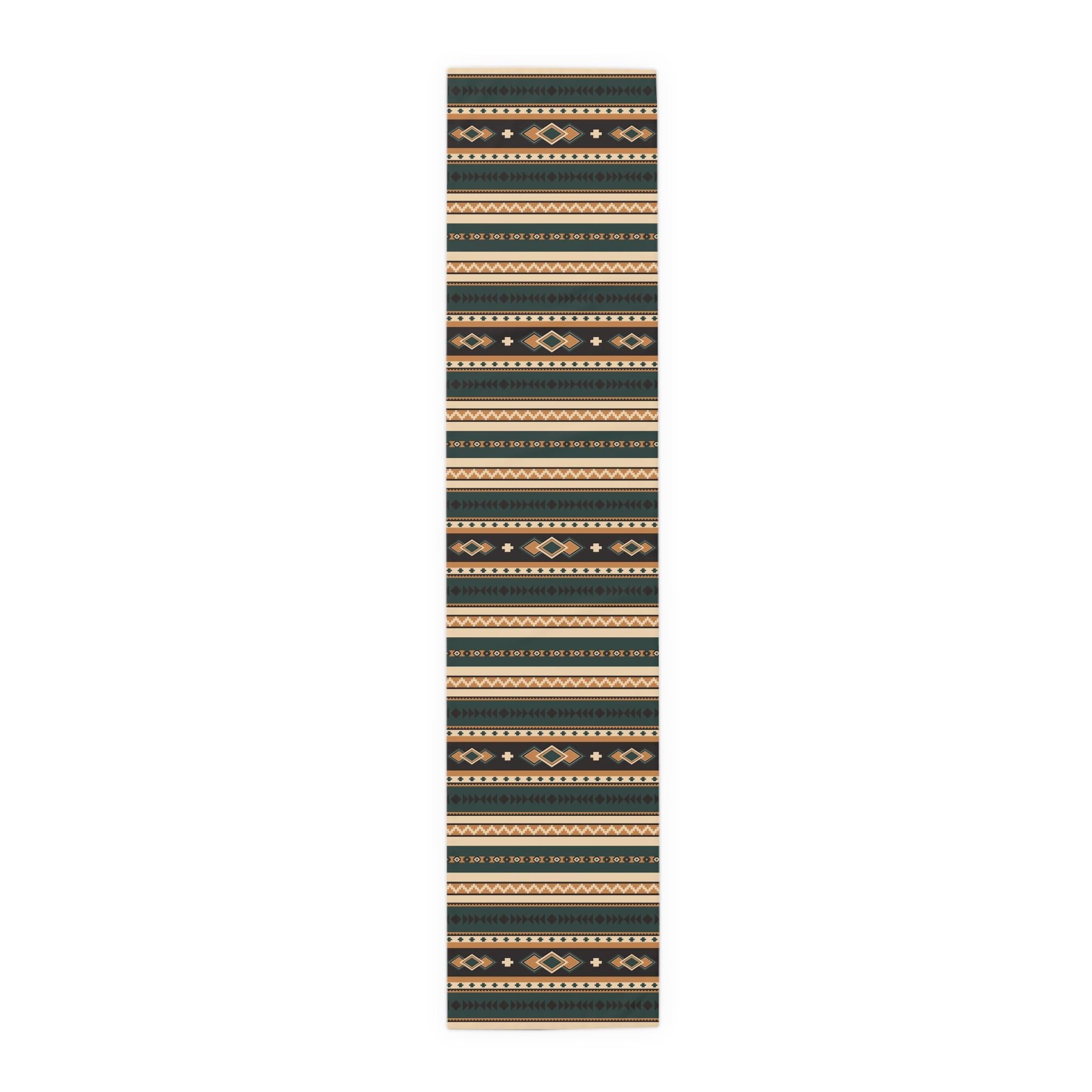 Southwestern Table Runner - Cotton or Polyester, 2 Sizes (36x12 & 72x14 inches) with Rolling Hills Design - Perfect for Dining Room Decor, Kitchen Table Setting & Western Home Decor