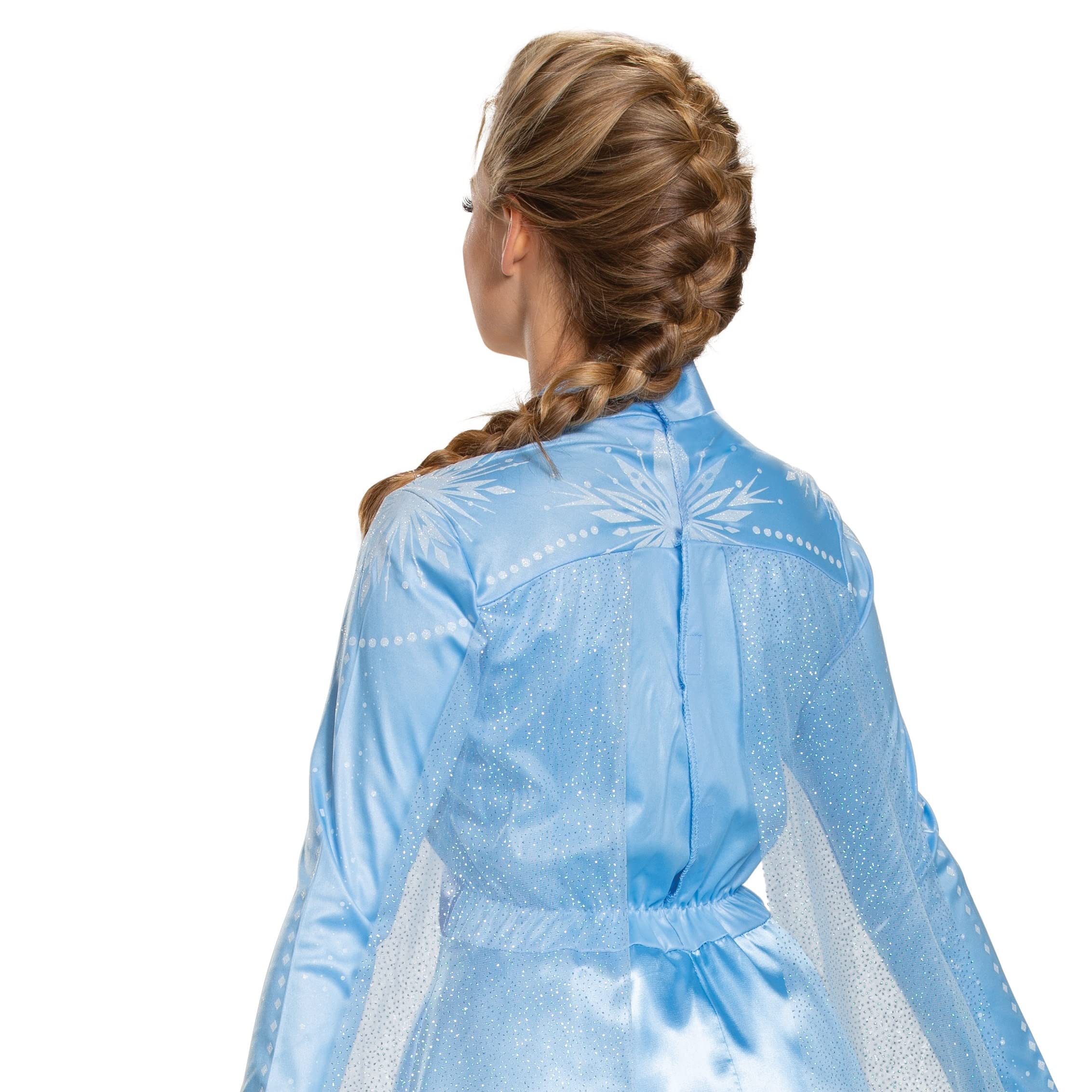 Disney Frozen 2 Elsa Deluxe Adult Costume for Women - Official Licensed Dress Up Outfit for Halloween, Cosplay & Themed Parties