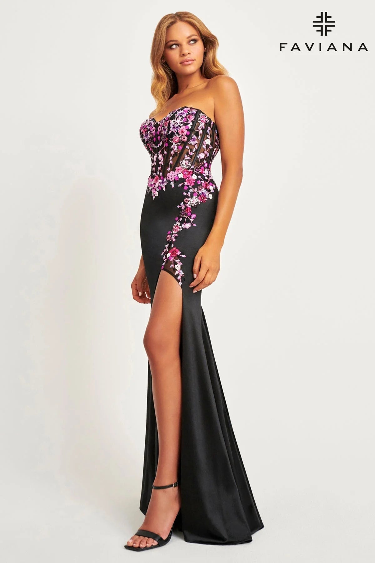 Faviana 11029 Women's Elegant Evening Gown - Perfect for Prom, Wedding & Formal Events