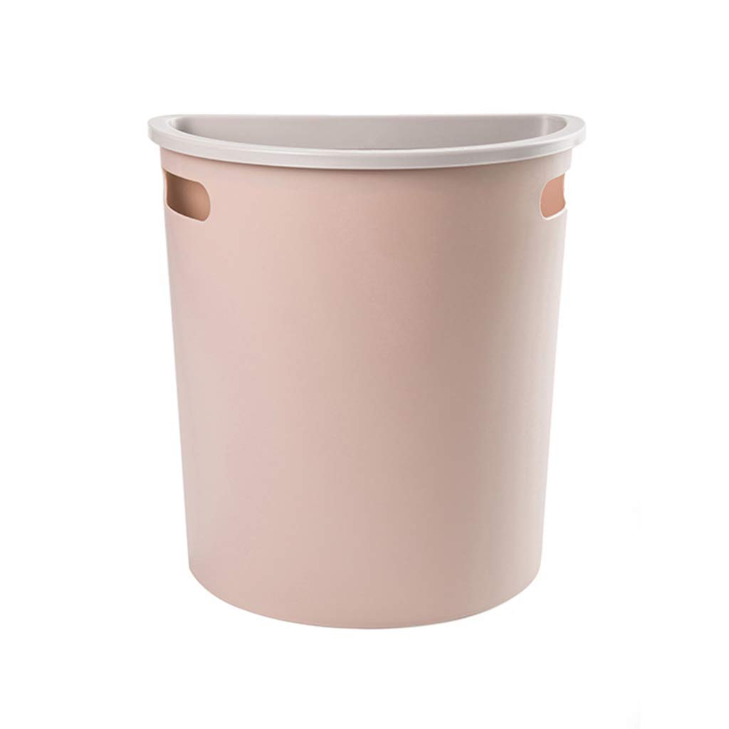 KuCharm Hanging Trash Bin - Under Cabinet Kitchen Garbage Can, Wall Mounted Waste Basket for Bathroom, Bedroom, Office - Space Saving Household Storage Solution