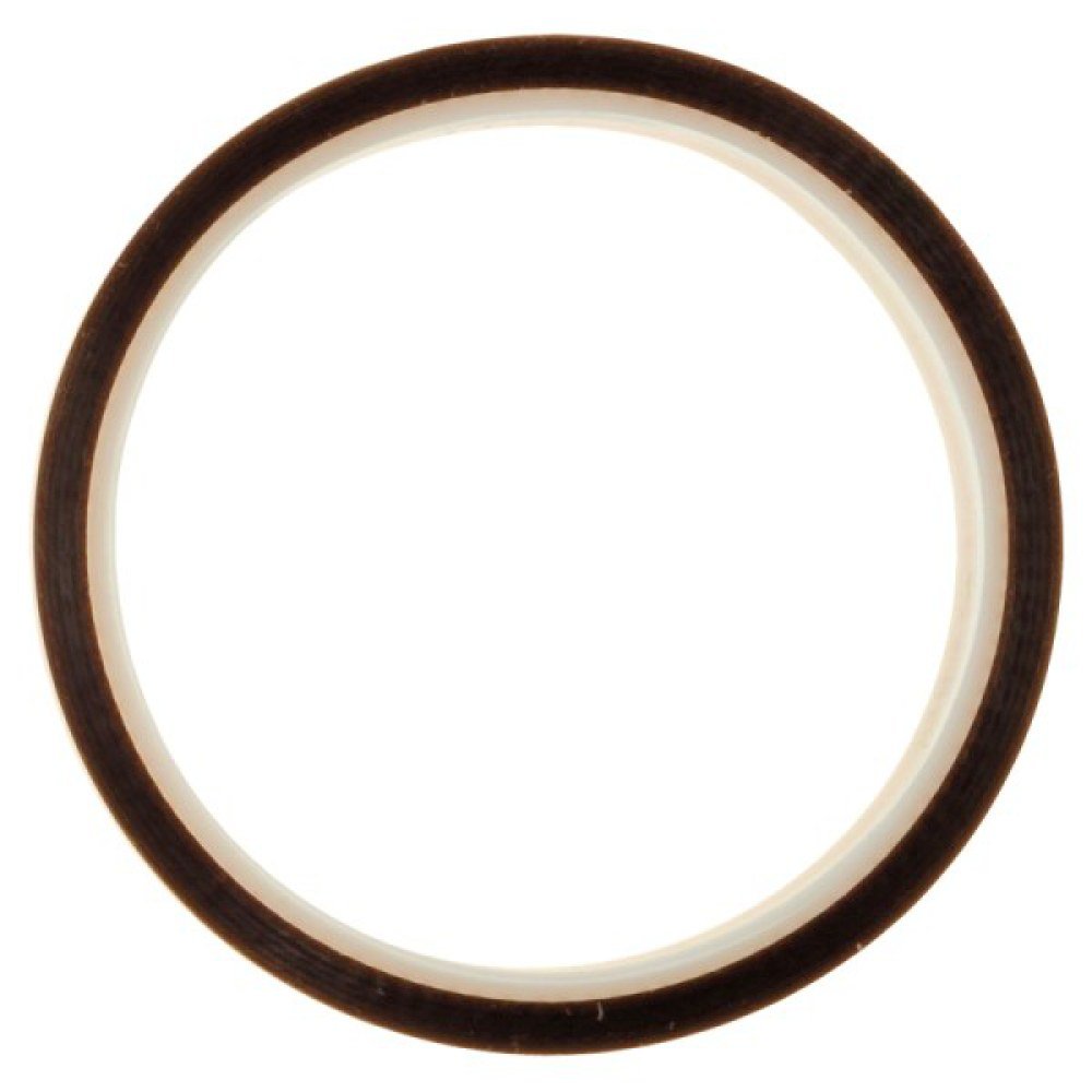 High-Temperature Kapton Tape 12mm Wide - Heat Resistant Polyimide Film Adhesive for Electronics, 3D Printing & DIY Projects - Includes Glue Card for Easy Application