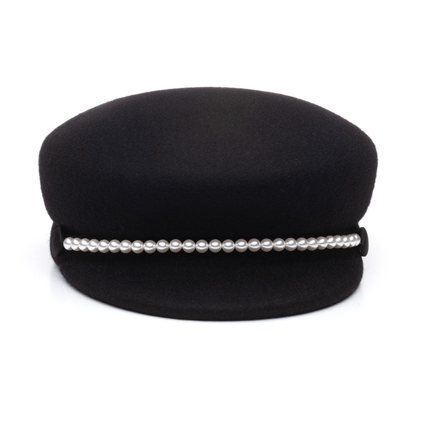 Sabrina Wool Felt Cap - Women's Winter Fashion Hat for Cold Weather - Perfect for Outdoor Activities, Travel & Daily Wear