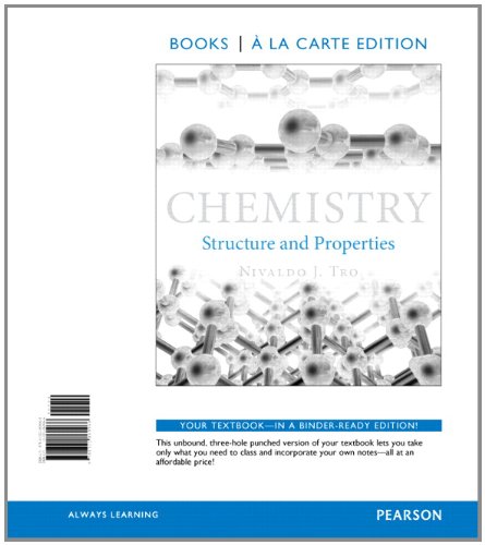 Chemistry: Structure and Properties - Loose Leaf Edition | Textbook for College Students & Science Majors | Perfect for Lab Studies & Self-Learning