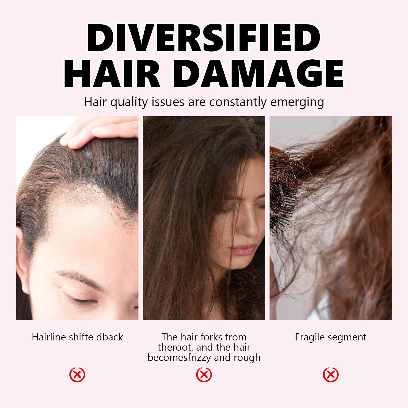 Hair Growth Spray - H-Regrow 2.0 Rice Water Treatment for Thicker & Longer Hair | Natural Hair Booster with Biotin & Keratin | Perfect for Daily Use at Home, Salon & Travel (1 Bottle)