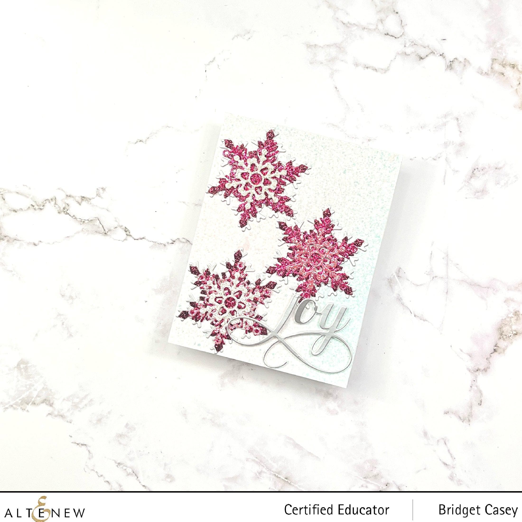 Layered Snowflakes 2-Piece Die Set for DIY Scrapbooking, Card Making & Winter Crafts - Perfect for Holiday Decorations and Paper Crafting Projects
