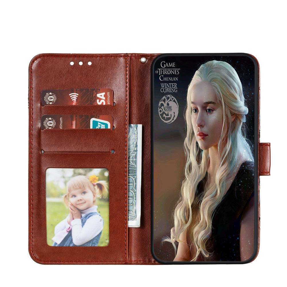 Samsung A31 PU Leather Case - Mandala Embossed Flip Cover with Card Holder & Stand | Perfect for Work & Travel