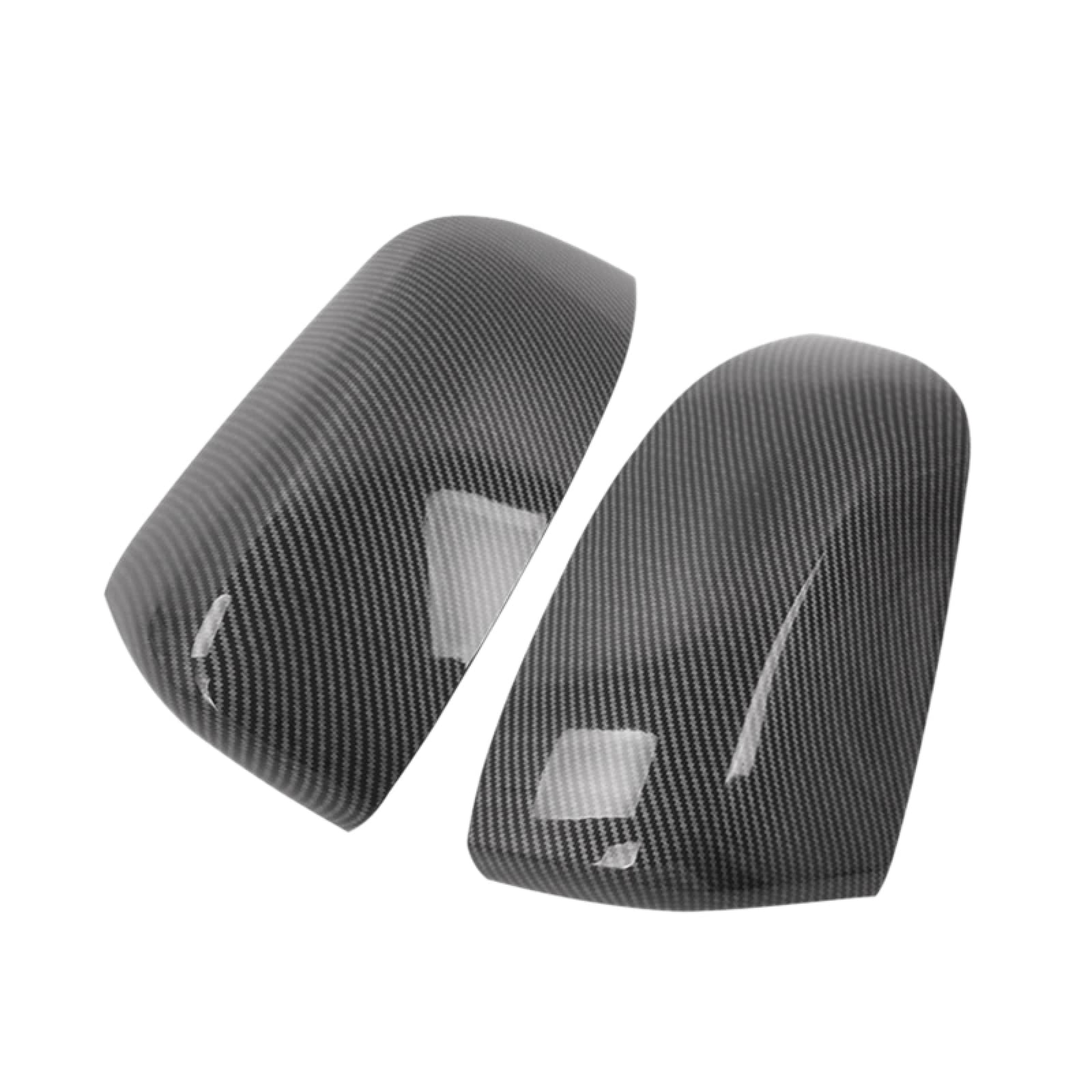 ABS Carbon Fiber Style Rear View Mirror Cover for Ford Ranger & Everest 2012-2021 - Side Door Mirror Housing Cap Replacement (Enhances Style & Protection for Off-Road Adventures)
