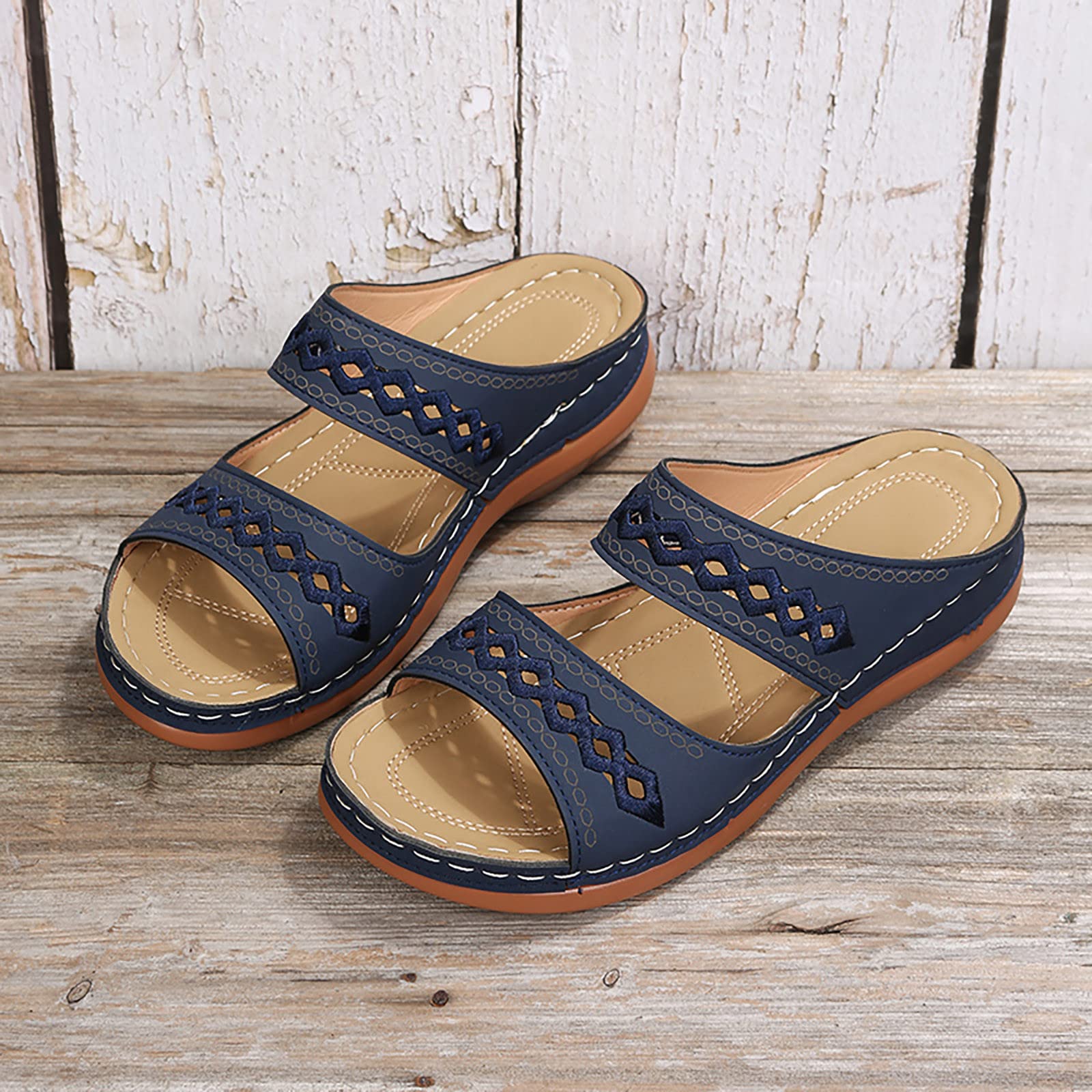 **Cathalem Women's Orthopedic Wedge Sandals 2024 – Arch Support Dressy Summer Walking Sandals for Comfort & Style | Perfect for Beach, Travel & Casual Outings**