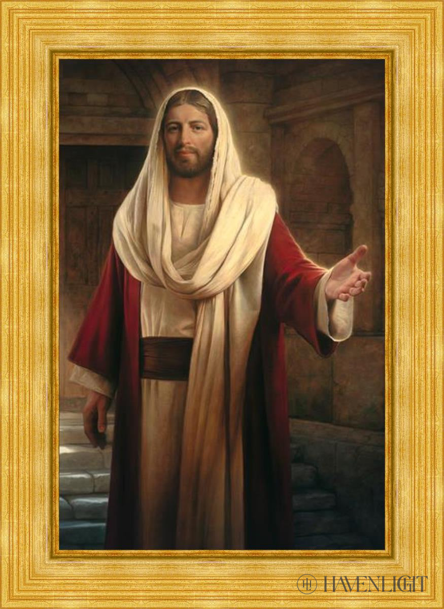 Come Follow Me by Howard Lyon - Inspirational Christian Art Print for Home, Church & Office Decor