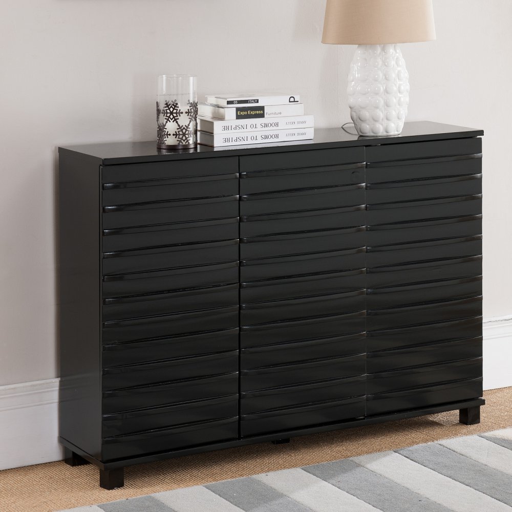 K & B Furniture C1240 Console Table - Modern Entryway Sofa Table with Storage Shelf, Hallway & Living Room Decor, Sturdy Wooden Design for Home & Office