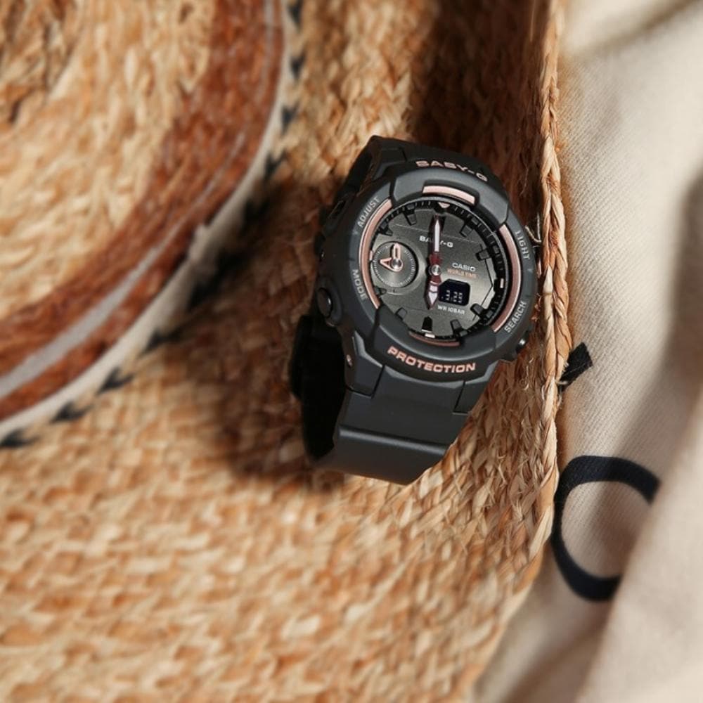 CASIO BABY-G BGA-230SA-1ADR Women's Digital Sports Watch with Shock Resistance & LED Light - Perfect for Running, Swimming, and Outdoor Activities