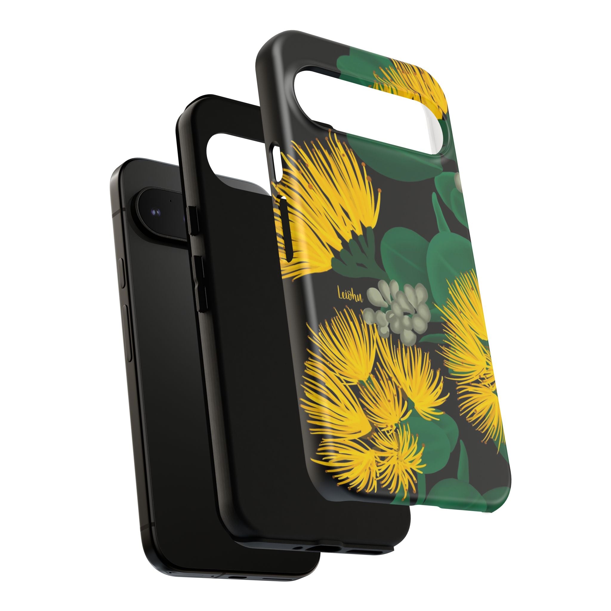 Ōhi'a Lehua Yellow Flower Hawaiian Lei - Perfect for Google Pixel Phone Photography & Hawaiian Themed Events