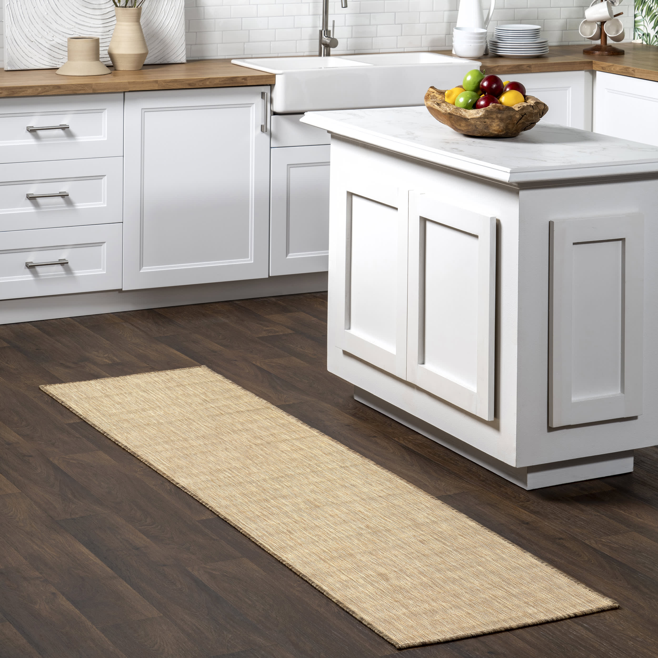 Dorinda Soft Hazy Solid Brown Indoor/Outdoor Area Rug - Perfect for Living Room, Patio, or Bedroom Decor