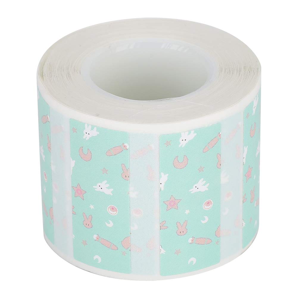 Waterproof Thermal Printing Sticker Labels 1.2x0.5 Inch - Cute Rabbit Design for Packing Bags, Home Organization & EQ11 Printer - Durable Adhesive for Shipping, Storage & Retail Use