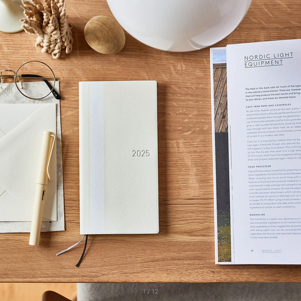 Hobonichi Techo 2025 Planner - Ivory Weeks Softcover, Weekly Horizontal Layout, English Edition (January Start, Monday Start) | Perfect for Journaling, Productivity & Daily Planning