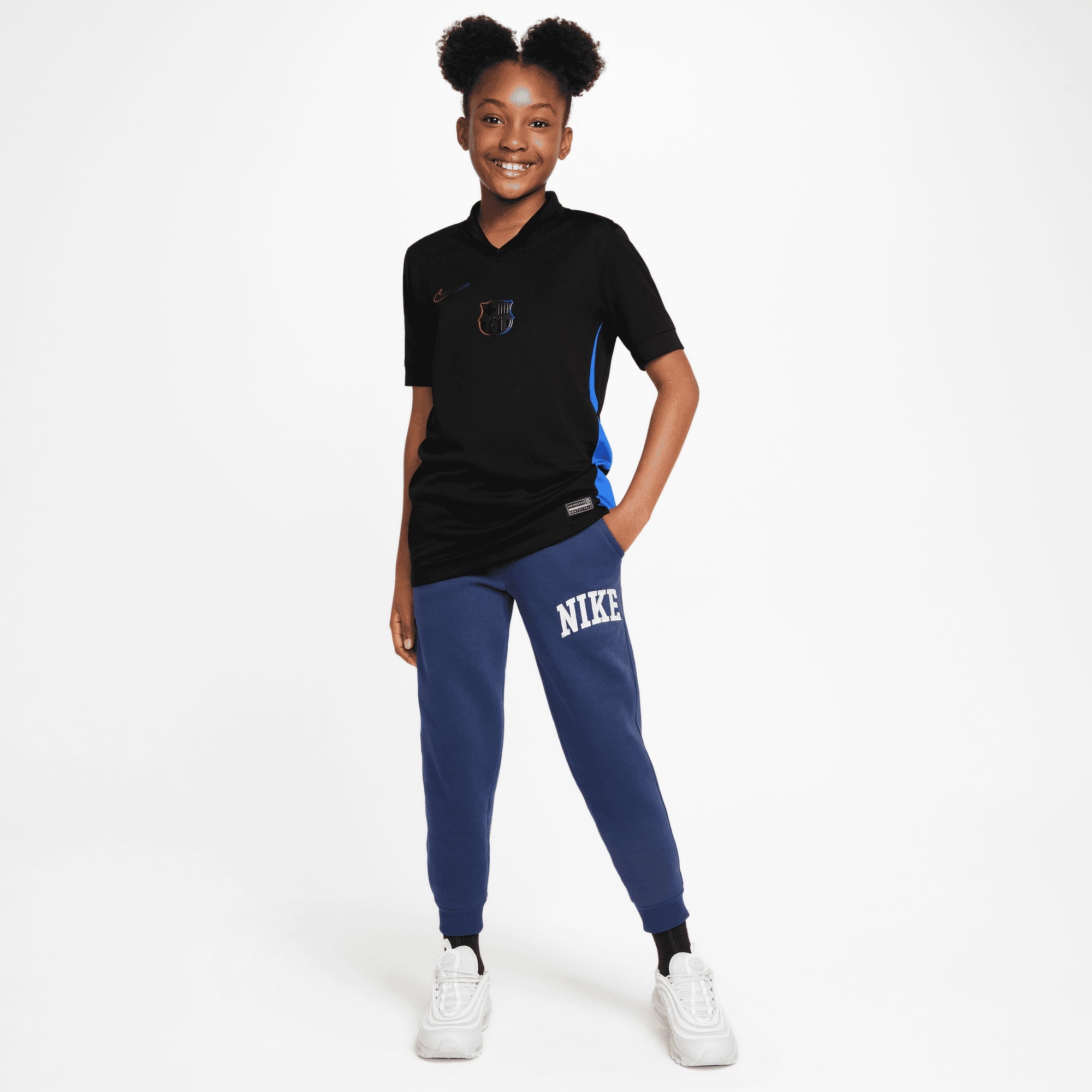 Nike FC Barcelona 2024/25 Stadium Away Jersey - Authentic Soccer Jersey for Men & Women - Perfect for Football Matches, Training, and Fan Support